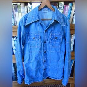 Vintage Denim Patchwork Shirt